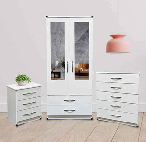 2 Door Wardrobe Set (Gent 2m 2d) - Az Furniture